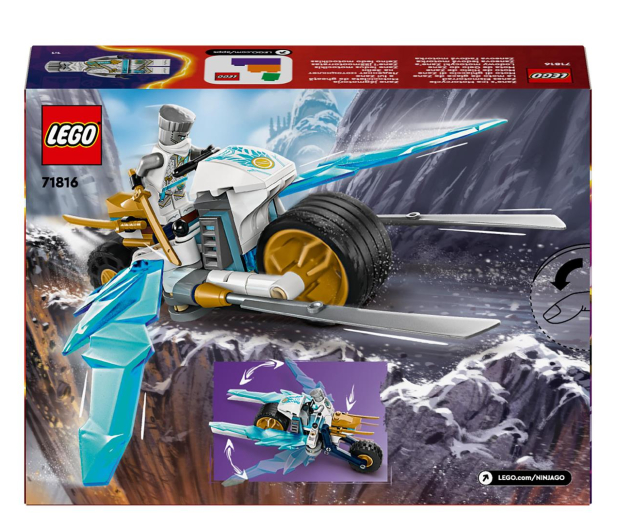 LEGO NINJAGO 71816 Lodowy motocykl Zane’a - 1248557 - zdjęcie 5
